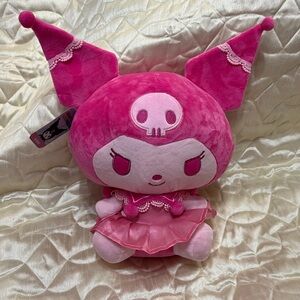 Hello Kitty Kuromi Sanrio Limited Edition Pink Plush 2024 Brand New Monochrome